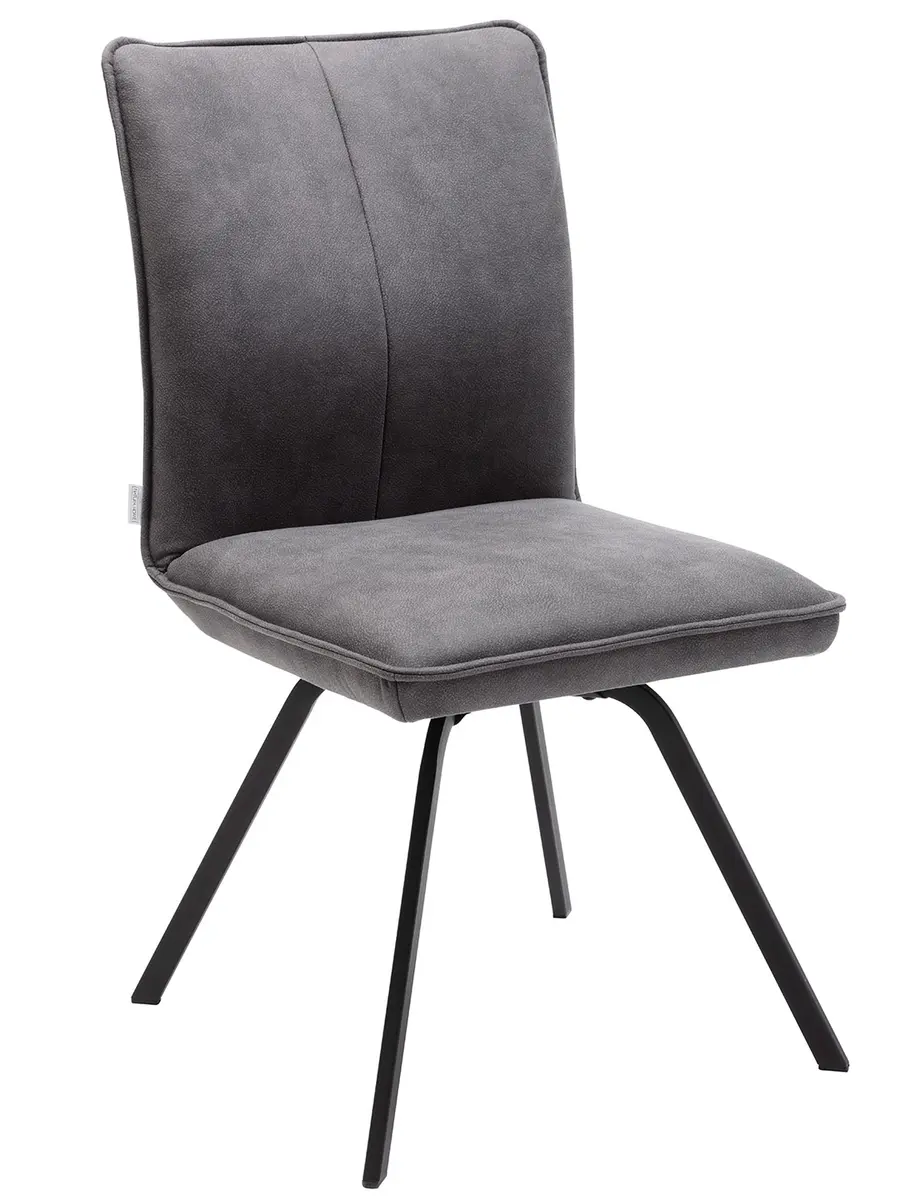 Stuhl Calyra - Stoff, Anthrazit