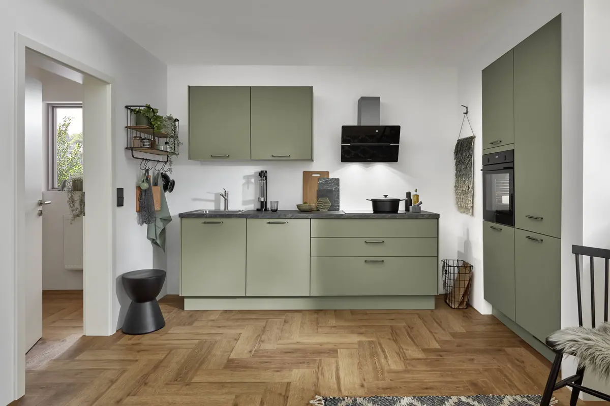 Küchenzeile EM Senso 4 325, Olive