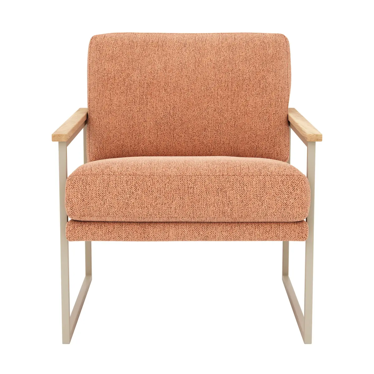 Loungesessel Karla - Stoff, Puder