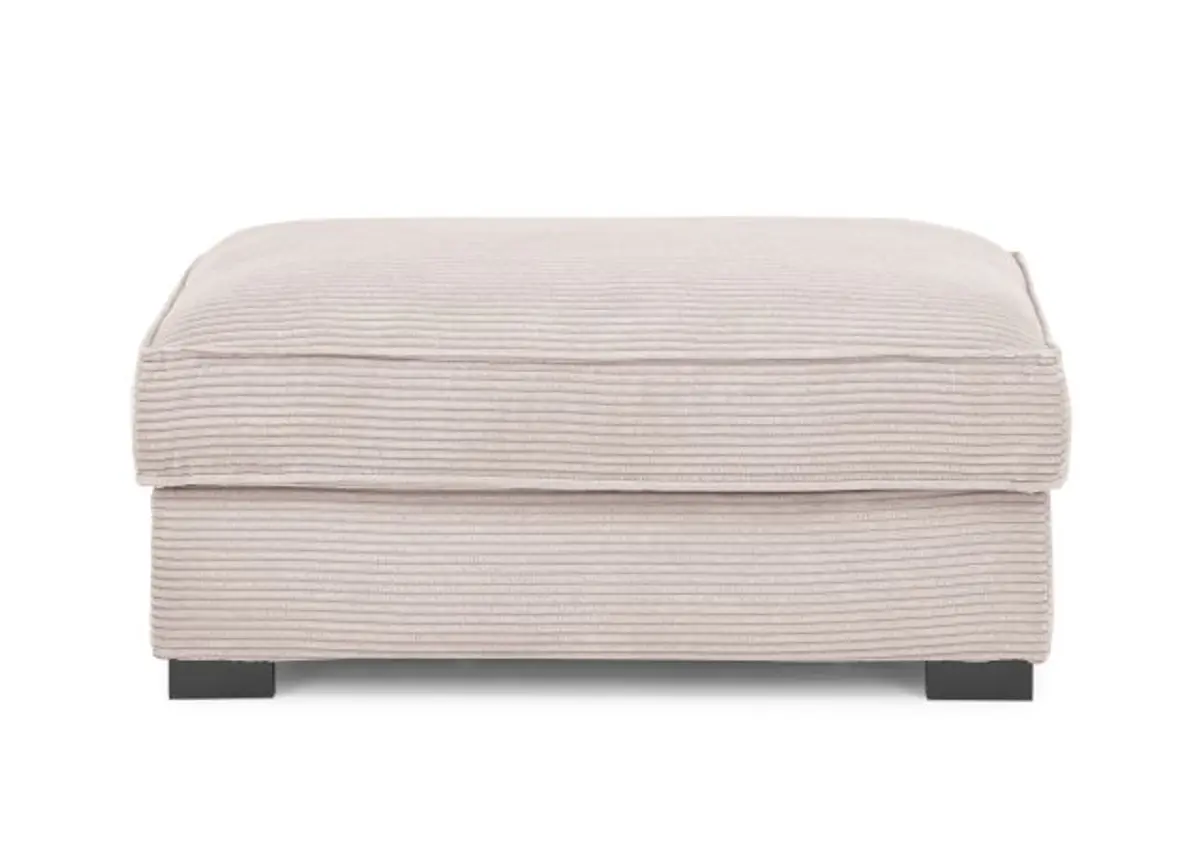 Hocker - Stoff, Rosa