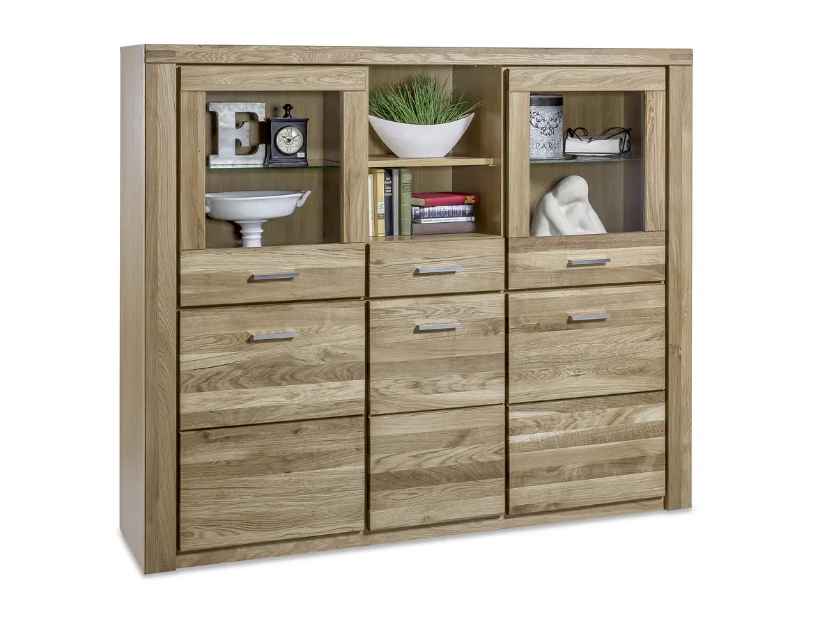 Highboard - Wildeiche teilmassiv, geölt