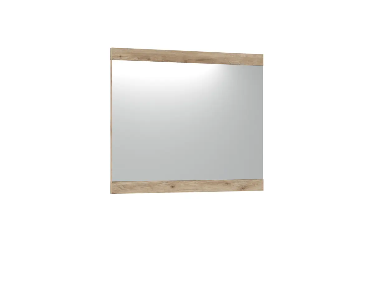 Garderobenspiegel - LB ca. 86x72 cm, Eiche Dekor