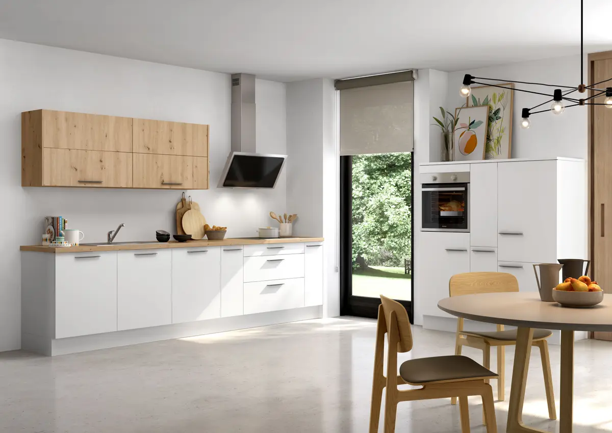 Winkelküche 52.180 1 520, weiß