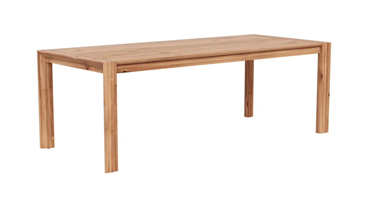 Esstisch Middleton - auziehbar, LB ca. 220x95 cm, Astbuche massiv