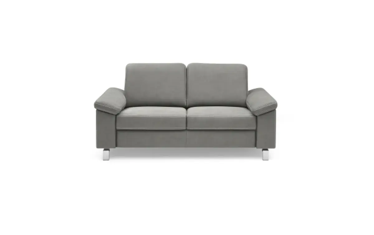 Sofa CALM PLUS - 2,5-Sitzer, Microfaser, Hellgrau