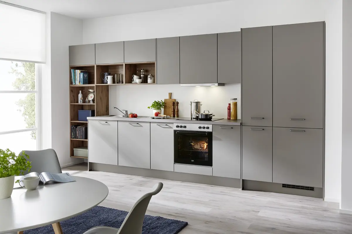 Küchenzeile 34.190 2 323, Taupegrau