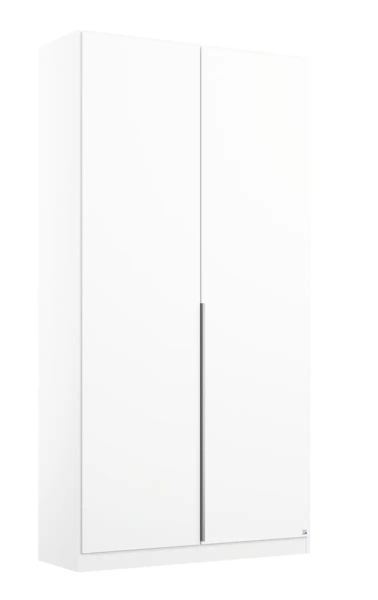 Drehtürenschrank- B ca. 91 cm, Weiß
