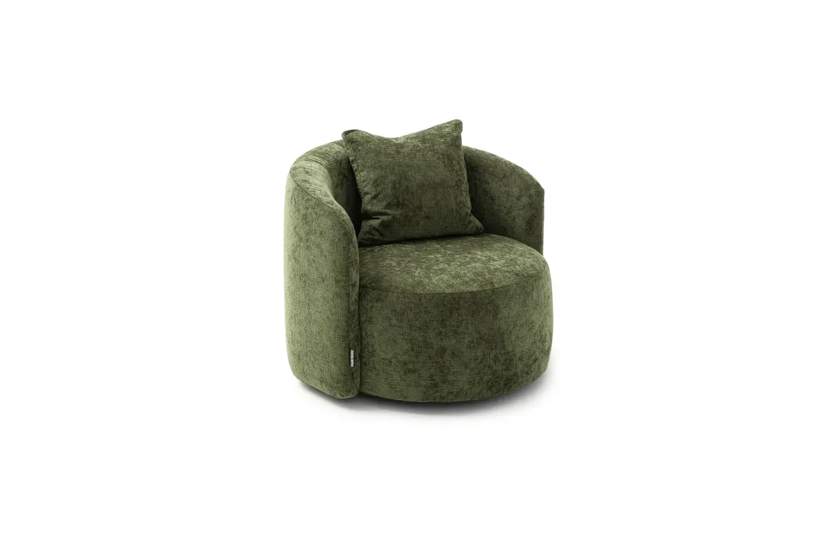 Drehsessel Valdis - Stoff, Oliv