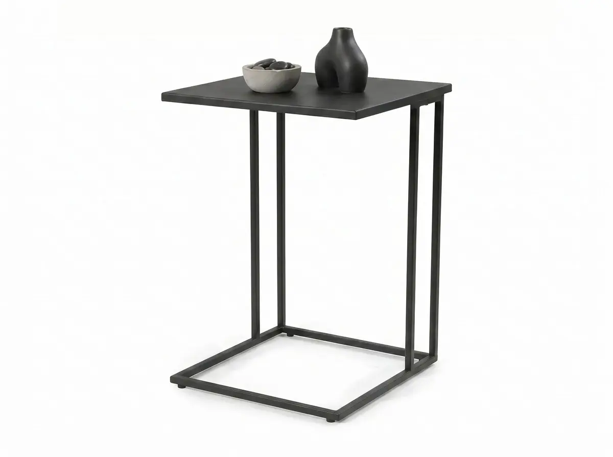 Beistelltisch - LB ca. 43x38 cm, Anthrazit