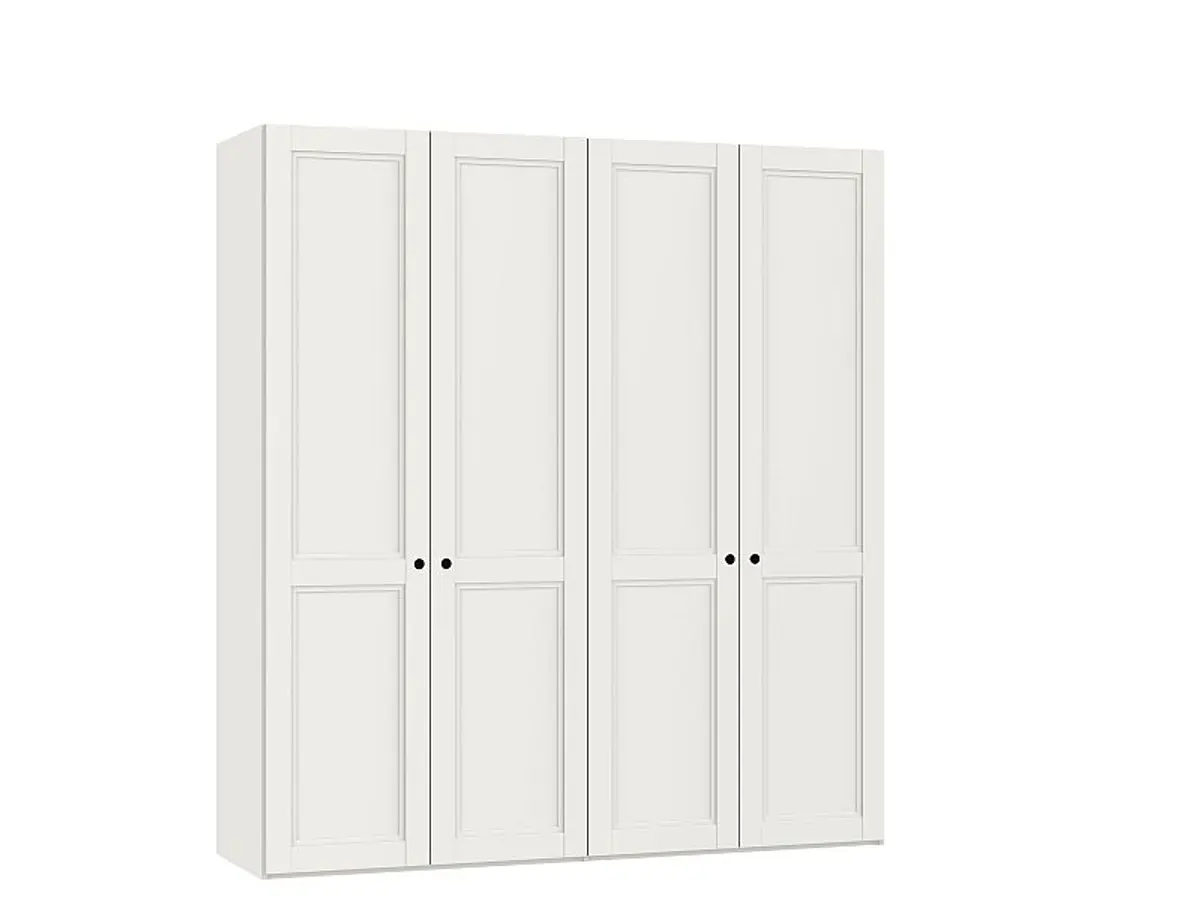 Drehtürenschrank JOIN IT- B ca. 202 cm., Cremeweiss, Weiss