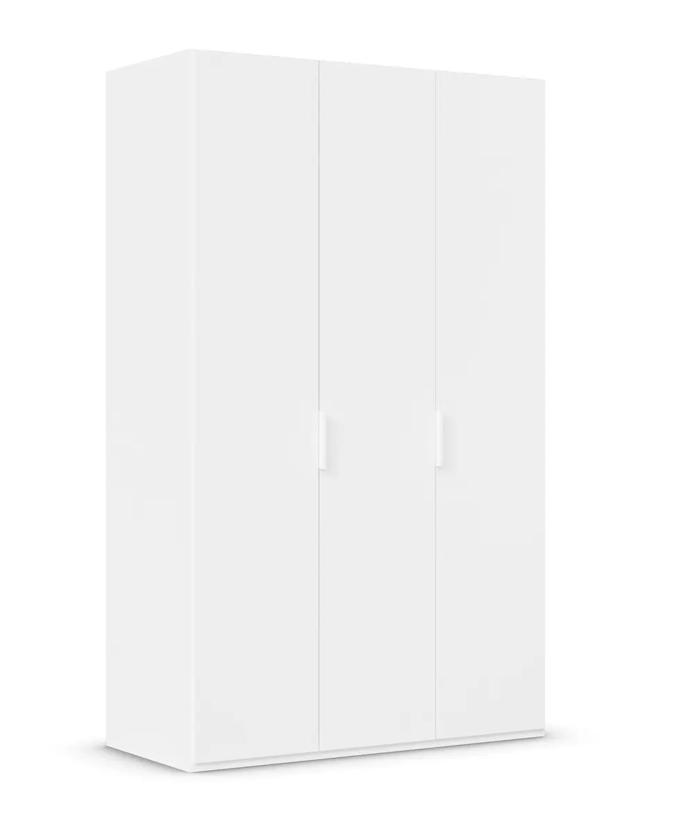 Drehtürenschrank ROVERO- B ca. 135 cm, Weiß
