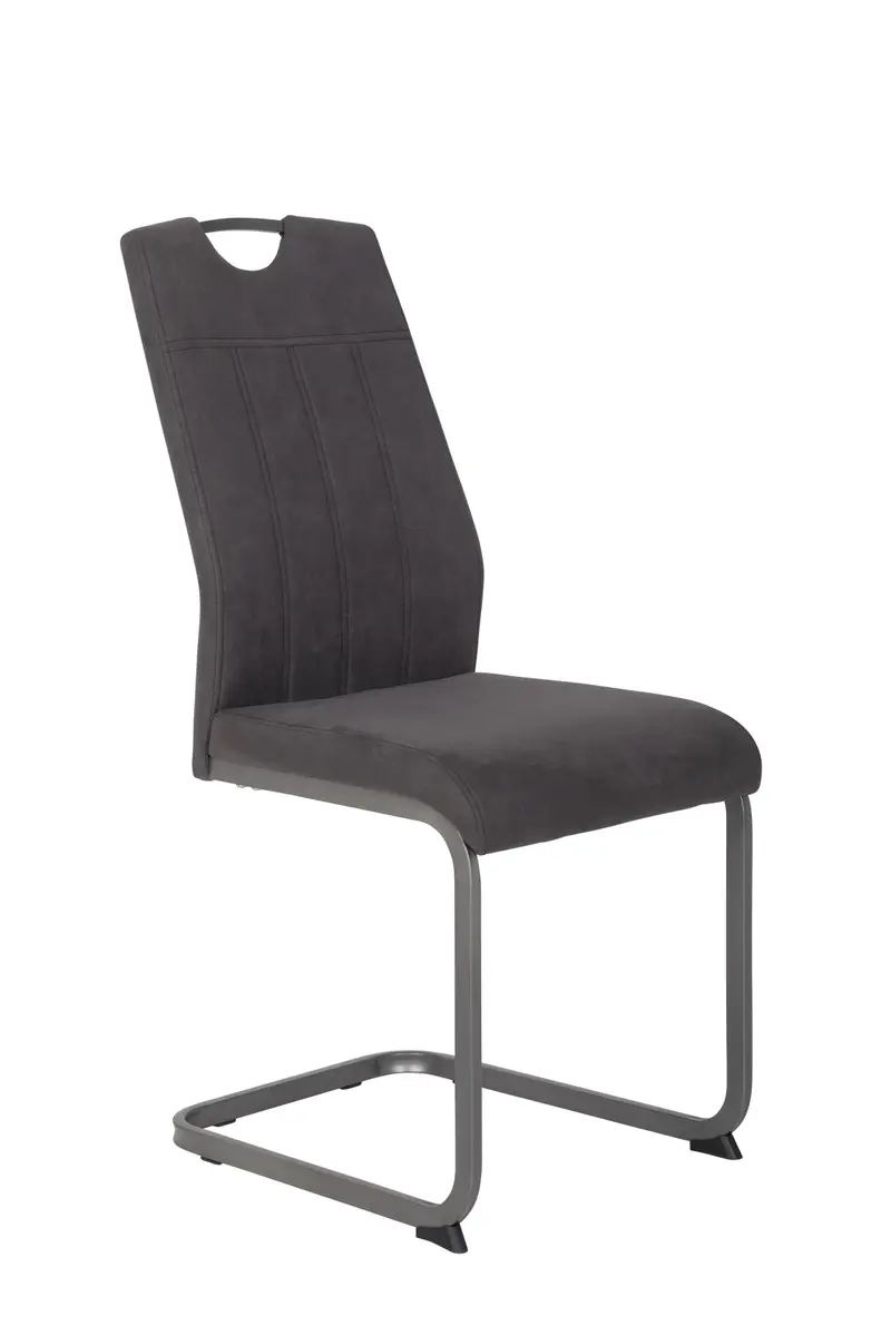 Freischwinger - Stoff, Anthrazit