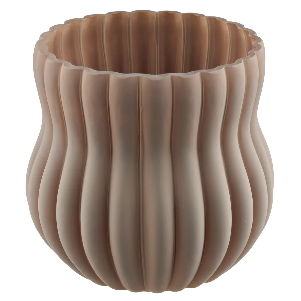 Deko-Vase - HØ ca. 14,5x14 cm, Mandel