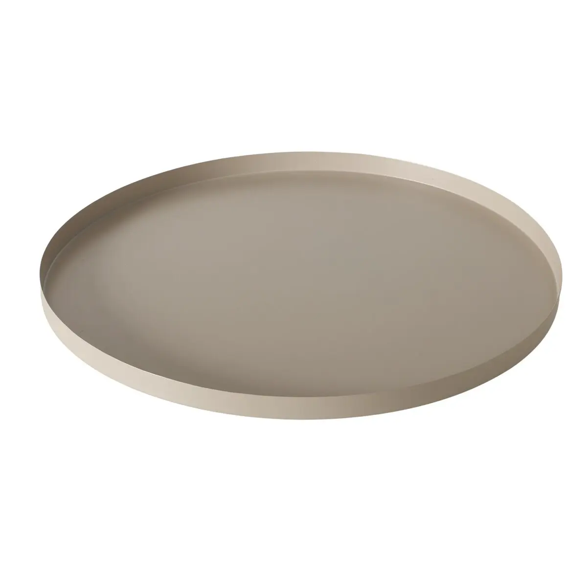Deko-Tablett - D ca. 40 cm, Beige