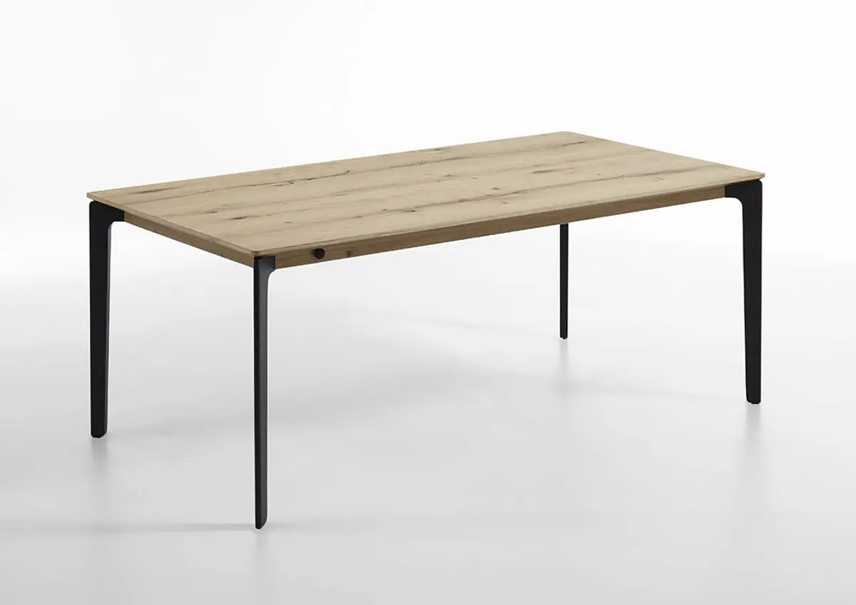 Esstisch -  ausziehbar, LB ca. 290x100 cm, Eiche furniert