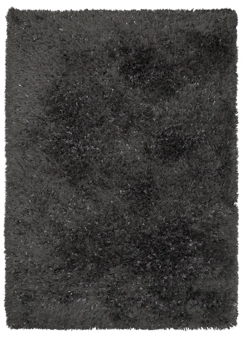 Hochflor-Teppich - LB ca. 230x160 cm, Steingrau