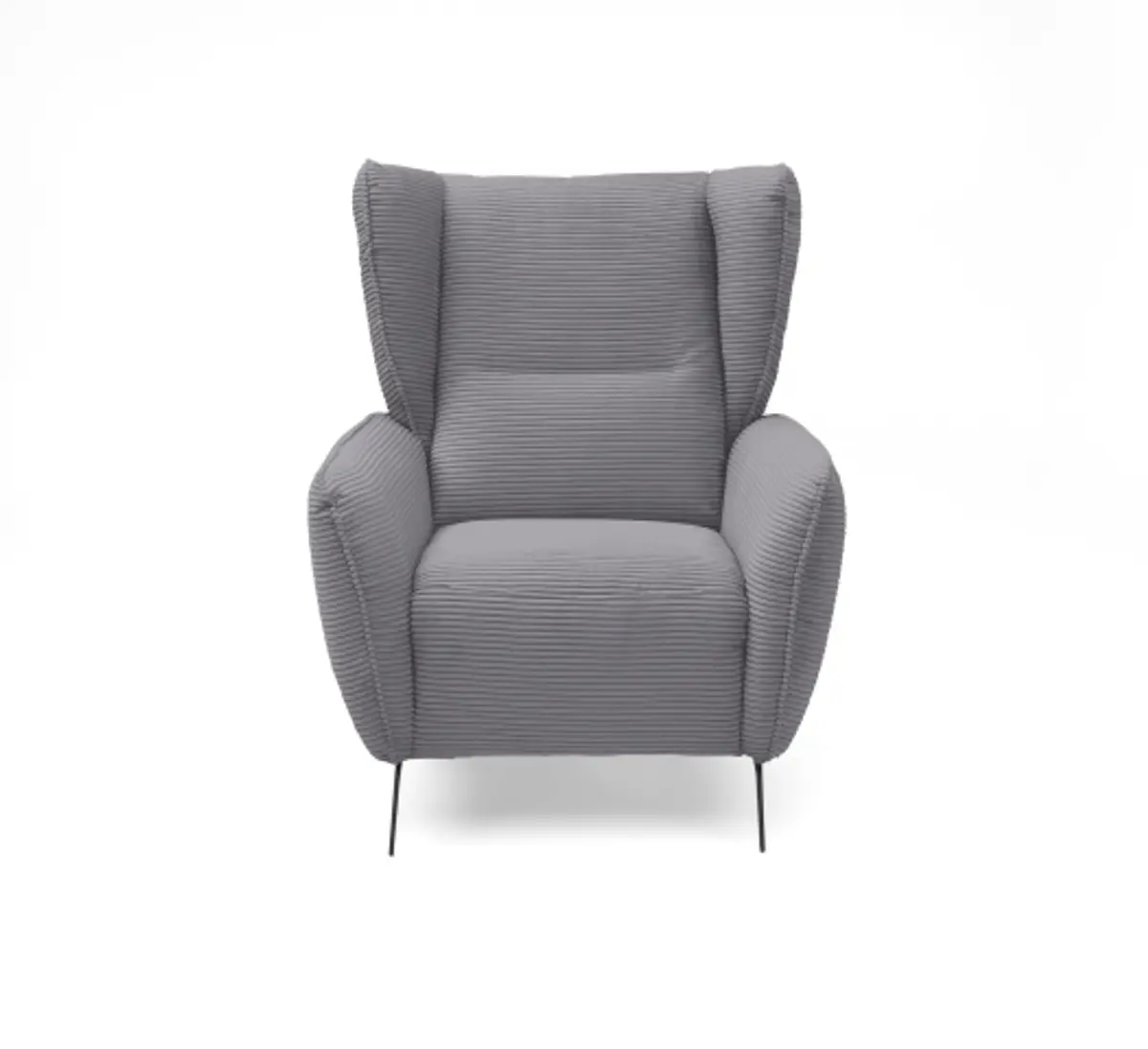 Sessel EILA - Stoff, Dunkelgrau