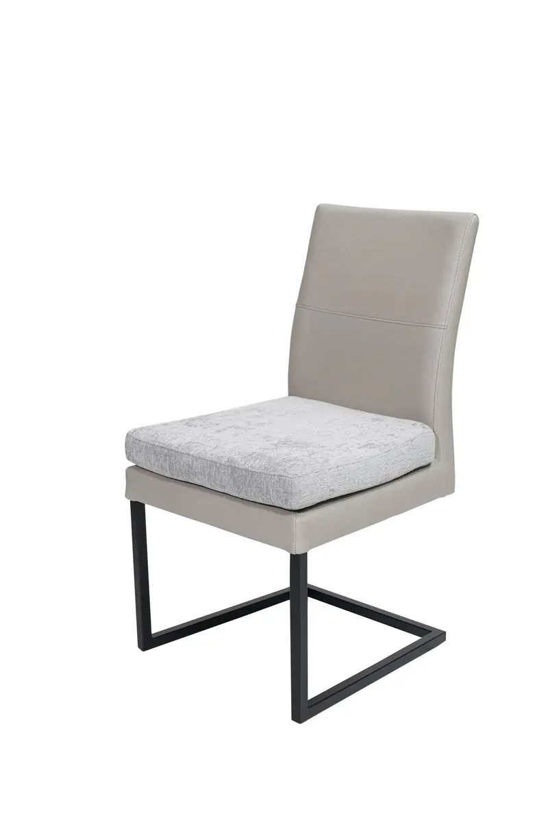 Freischwinger - Stoff Hellgrau