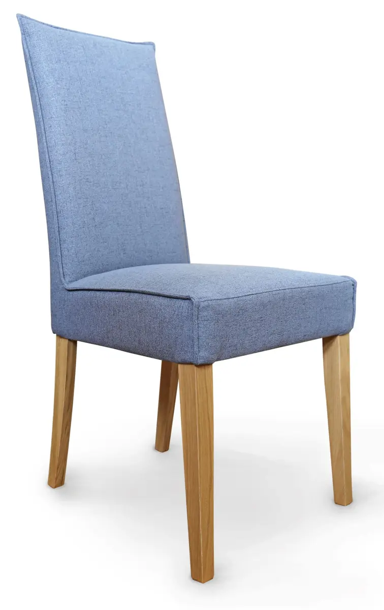 Stuhl - Stoff, Eisblau