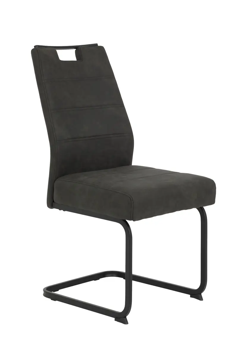 Schwingstuhl - Stoff, Anthrazit