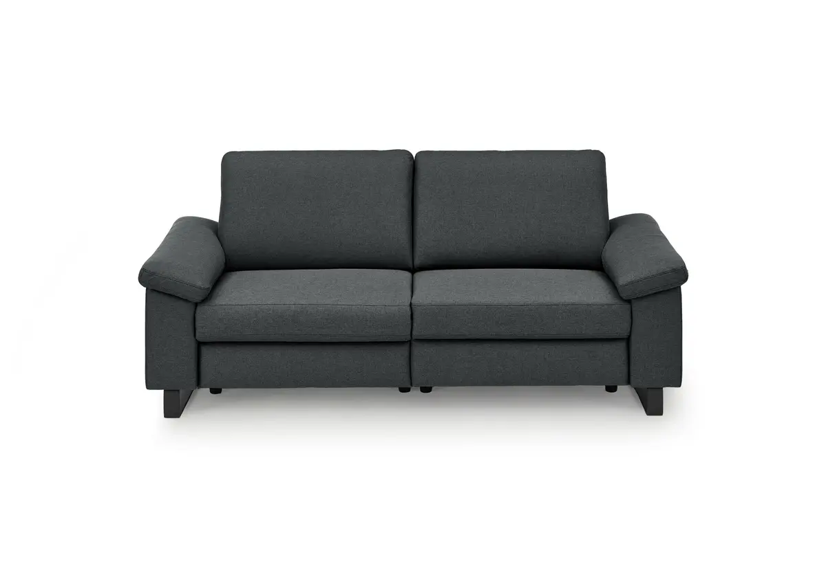 Sofa CALM PLUS 2.0 - 3-Sitzer, Relaxfunktion teilmotorisch, Stoff, Anthrazit