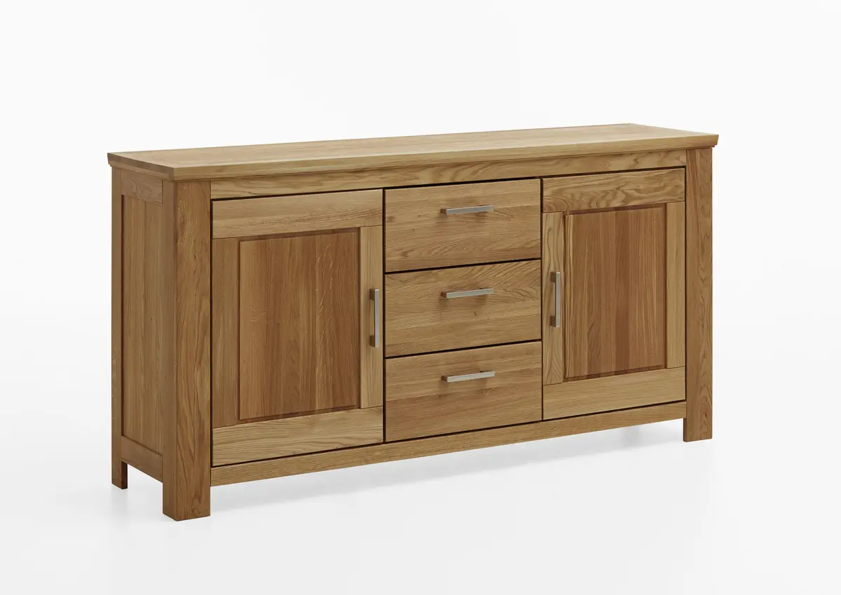 Sideboard - Wildeiche teilmassiv