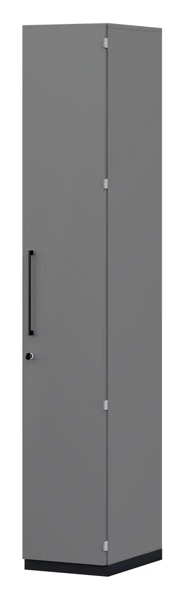 Aktenelement - B. ca. 40 cm, Melamin, Mittelgrau