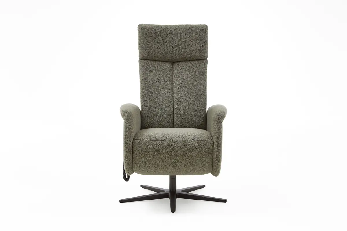 TV-Sessel - Größe M, inkl. Relaxfunktion, Stoff, Grün