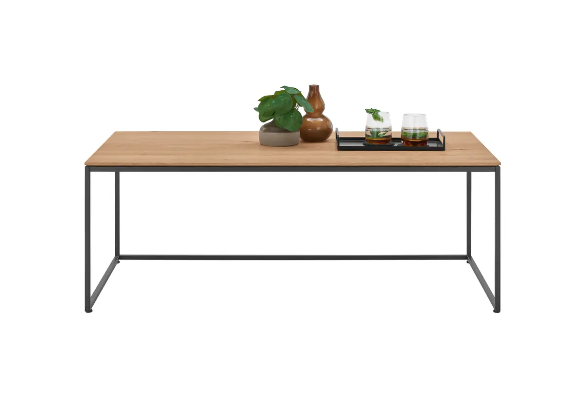 Couchtisch - LBH 120x65x44 cm, Anthrazit lackiert