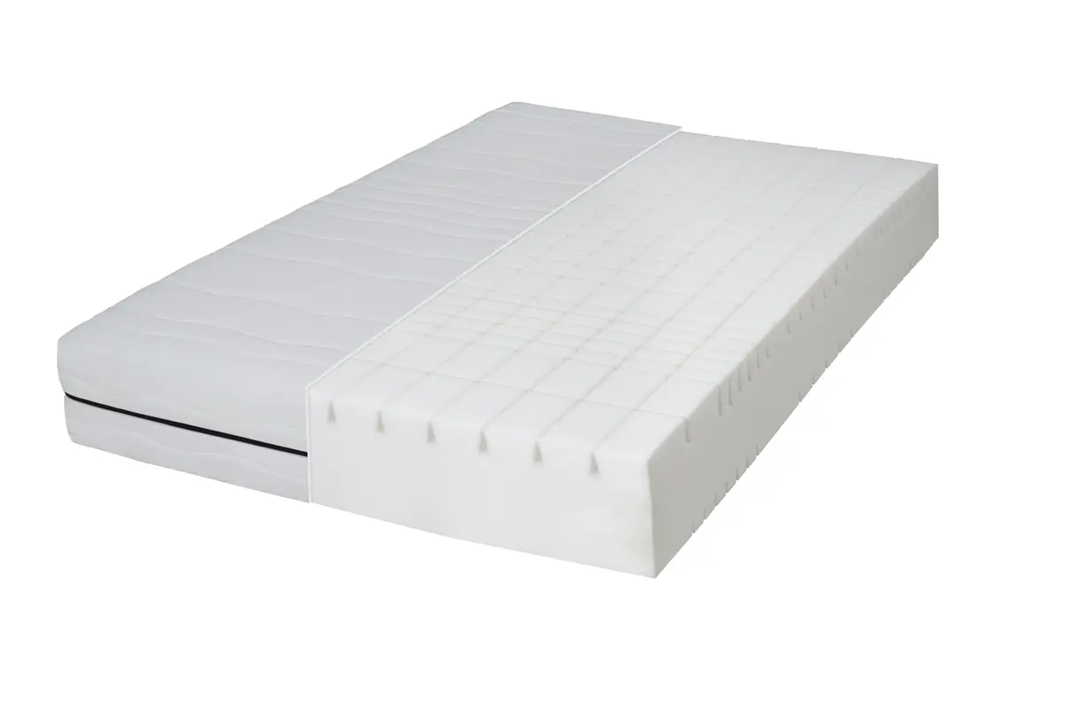 7 Zonen-Komfortschaum-Matratze - Liegefläche ca. 140x200 cm, H2/H3