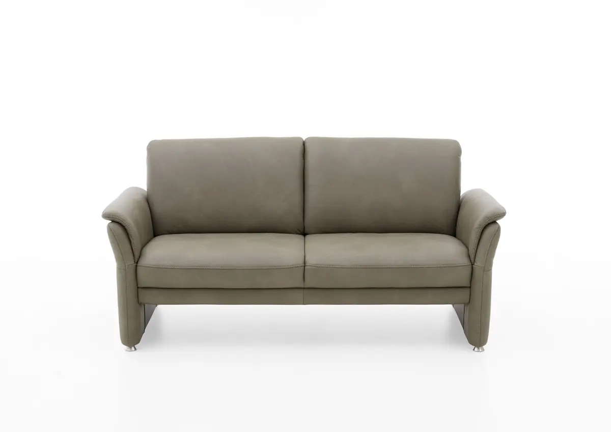 Sofa - 2,5-Sitzer, Leder Rauchbraun