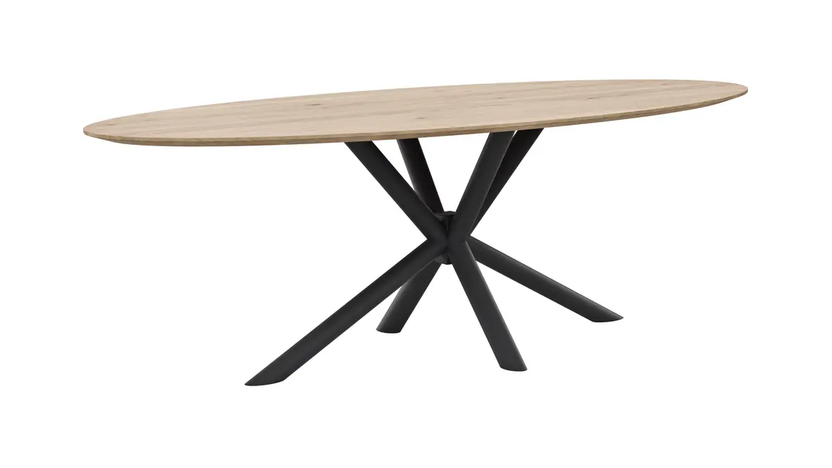 Esstisch Phoenix - LB ca. 240x110cm, Eiche, eco snow lackiert