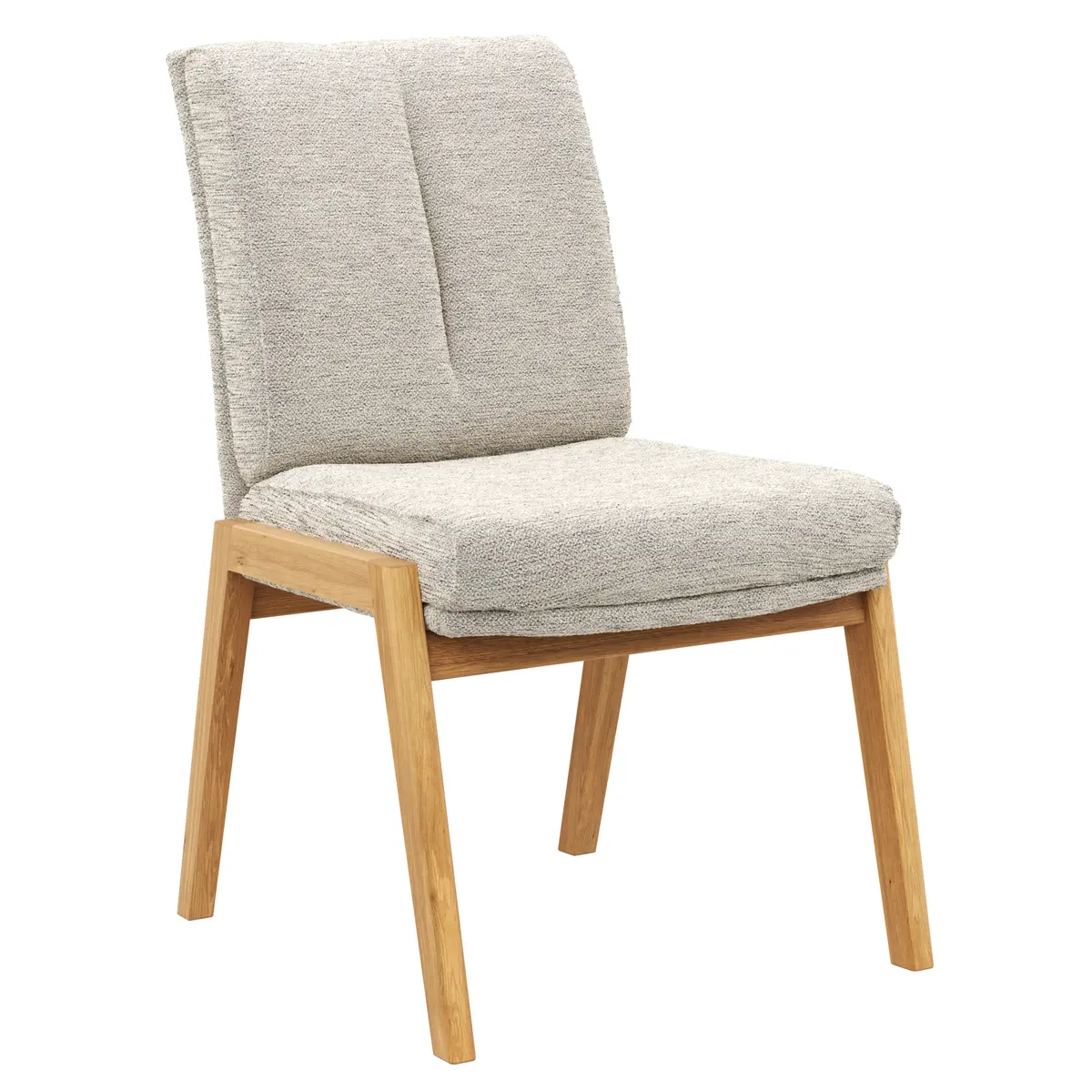 Stuhl Flore 2 - Stoff, Creme