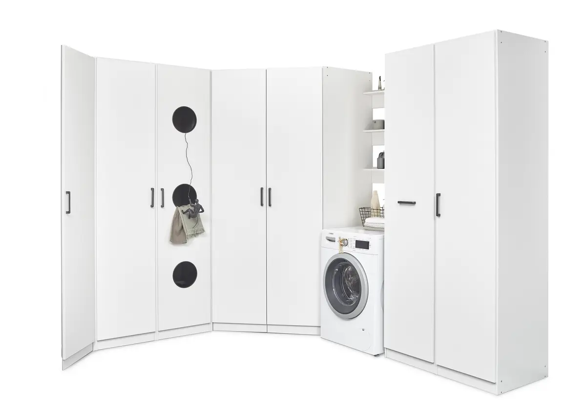 Schranksystem RHONDA- Weiß
