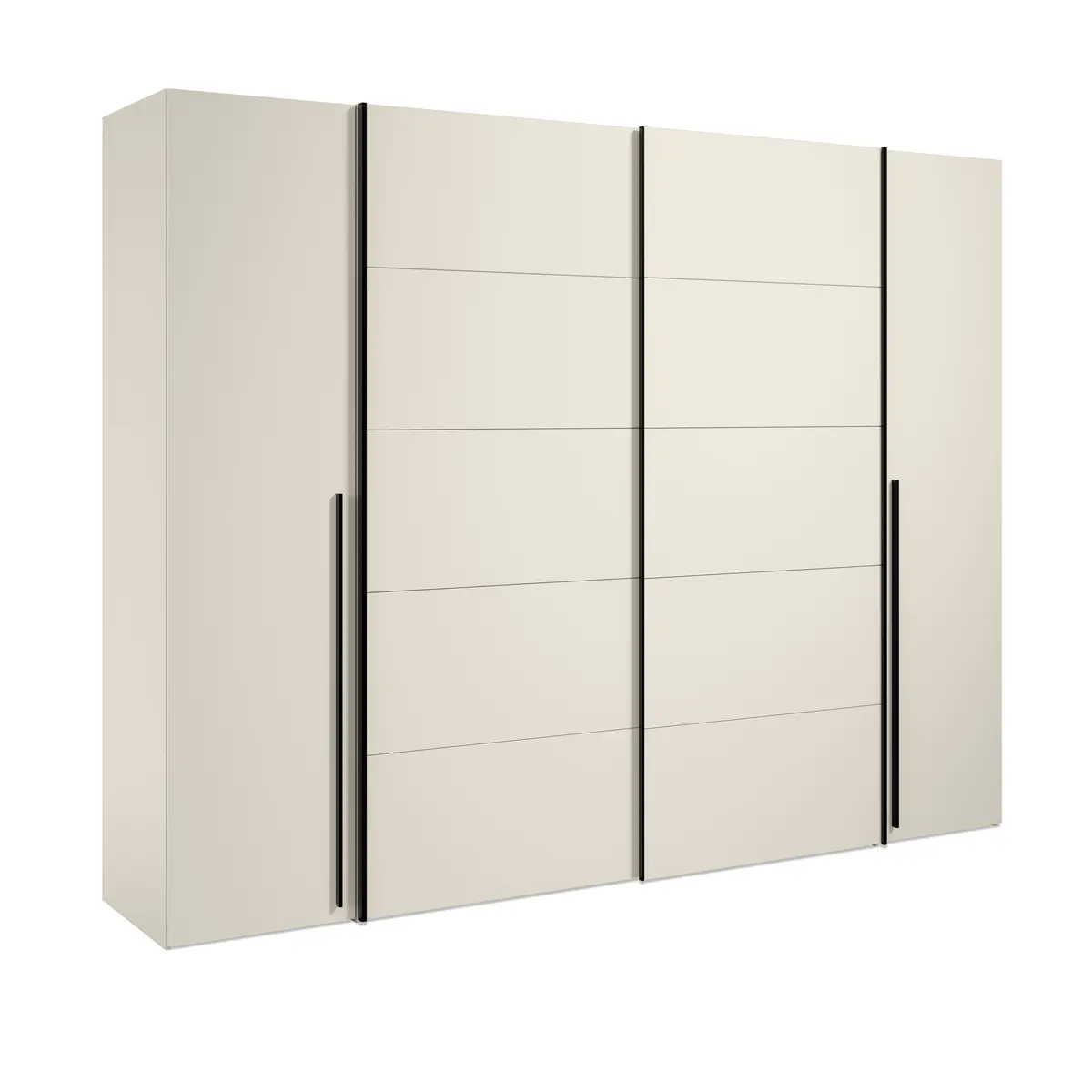  Schwebe-/Drehtürenschrank FAHDA- B ca. 270 cm, Sand