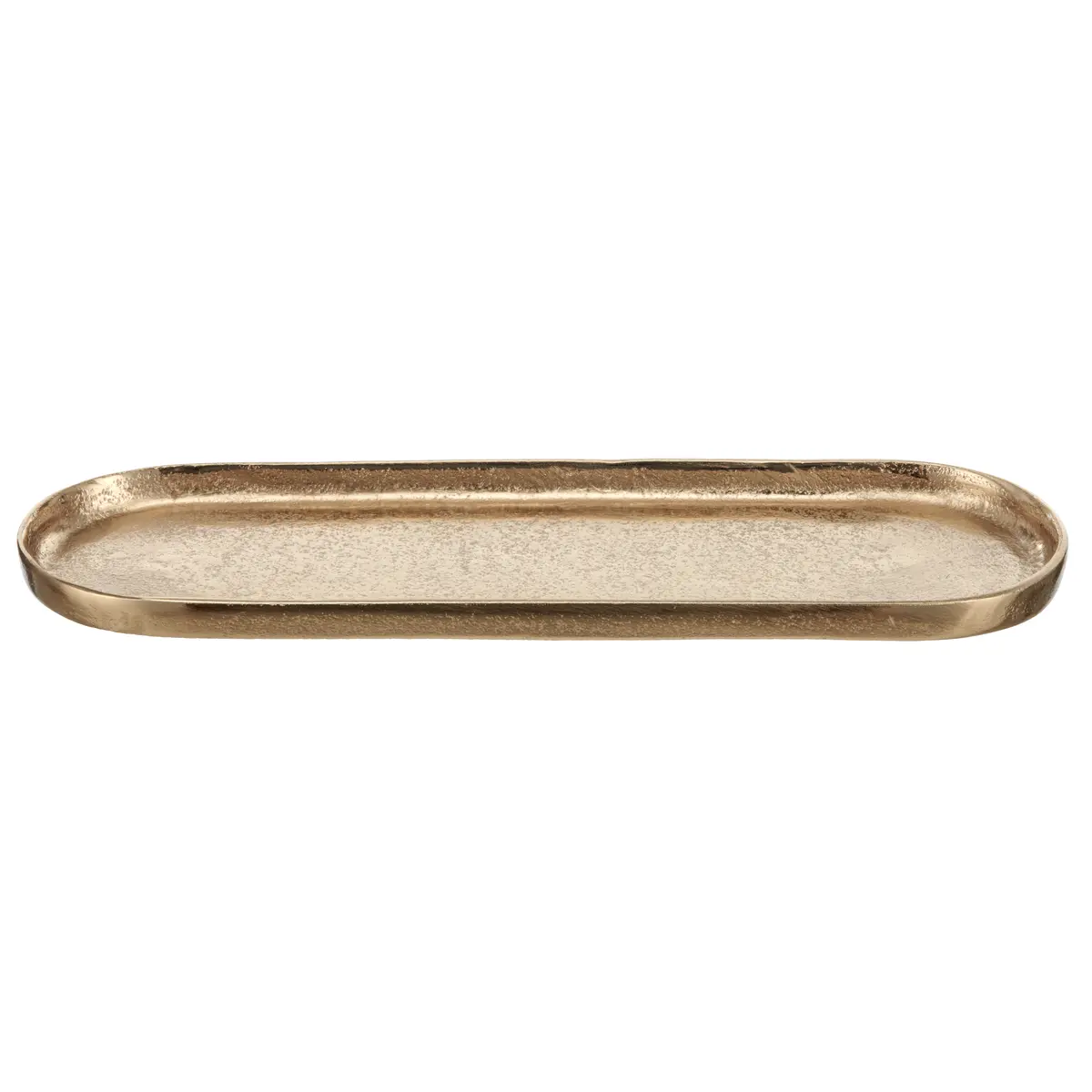 Deko-Schale - LBH ca. 37x11,5x2,5 cm, Goldfarben