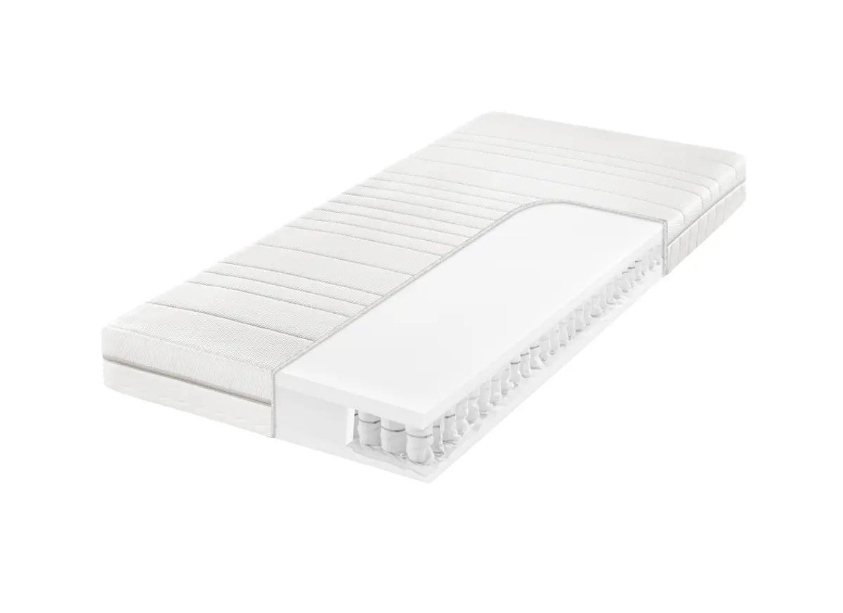 7-Zonen-Tonnentaschenfederkern-Matratze FIANN- Liegefläche ca. 140x200 cm, Fest