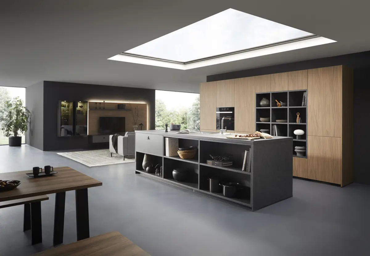 Inselküche 51.180 CO 1 522, Alvaro Schiefer Nachbildung