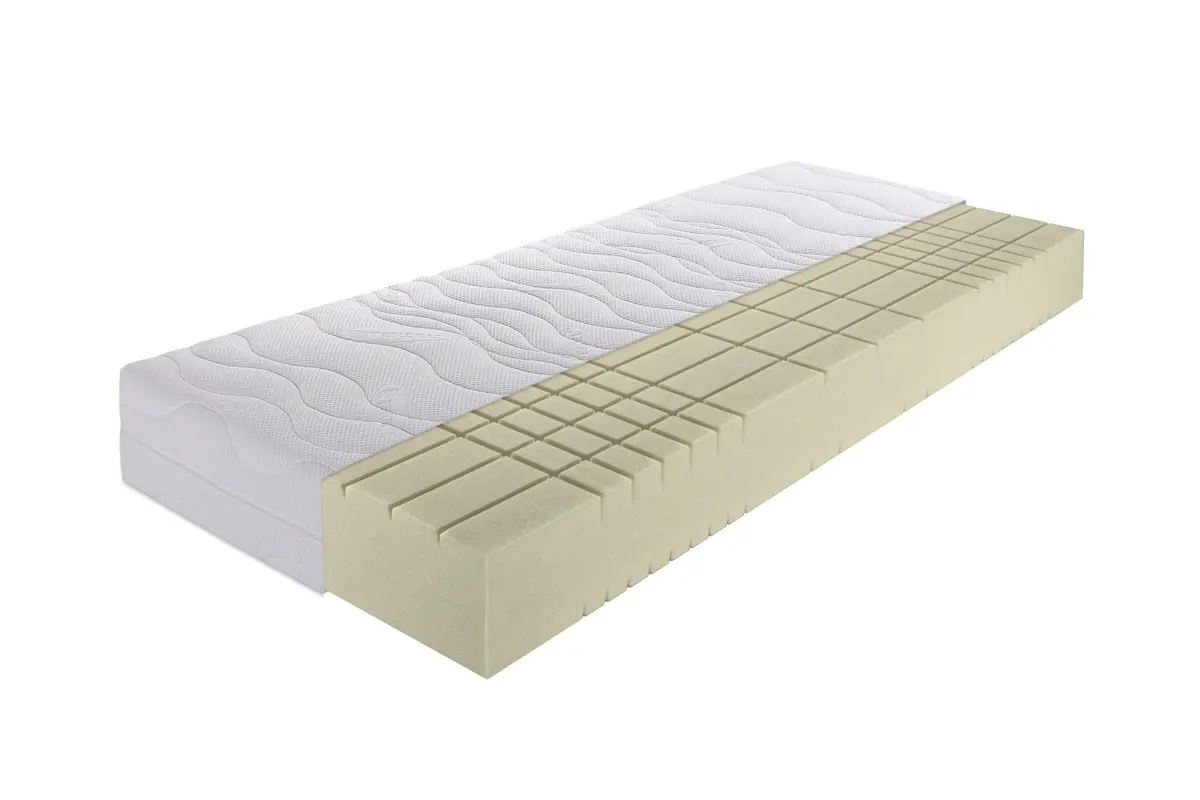 Komfortschaummatratze - wendbar, Liegefläche ca. 90x200 cm, Mittel/Fest