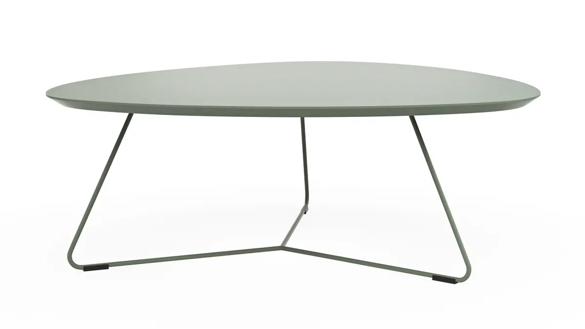 Couchtisch Fano - LBH ca. 87x78x33 cm, Fenix, Olivgrün