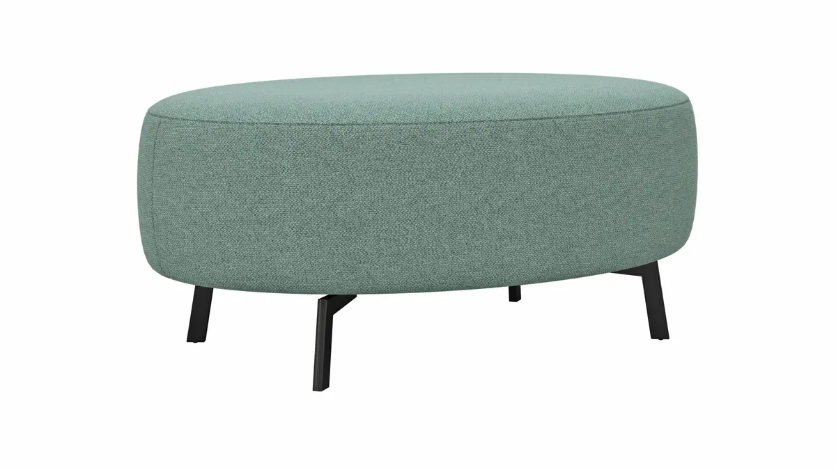 Hocker Morela - Stoff, Petrol