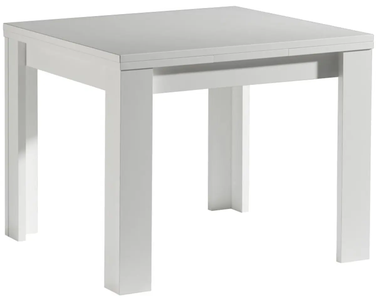 Esstisch - ausziehbar, LB ca. 80x60 cm, Weiß