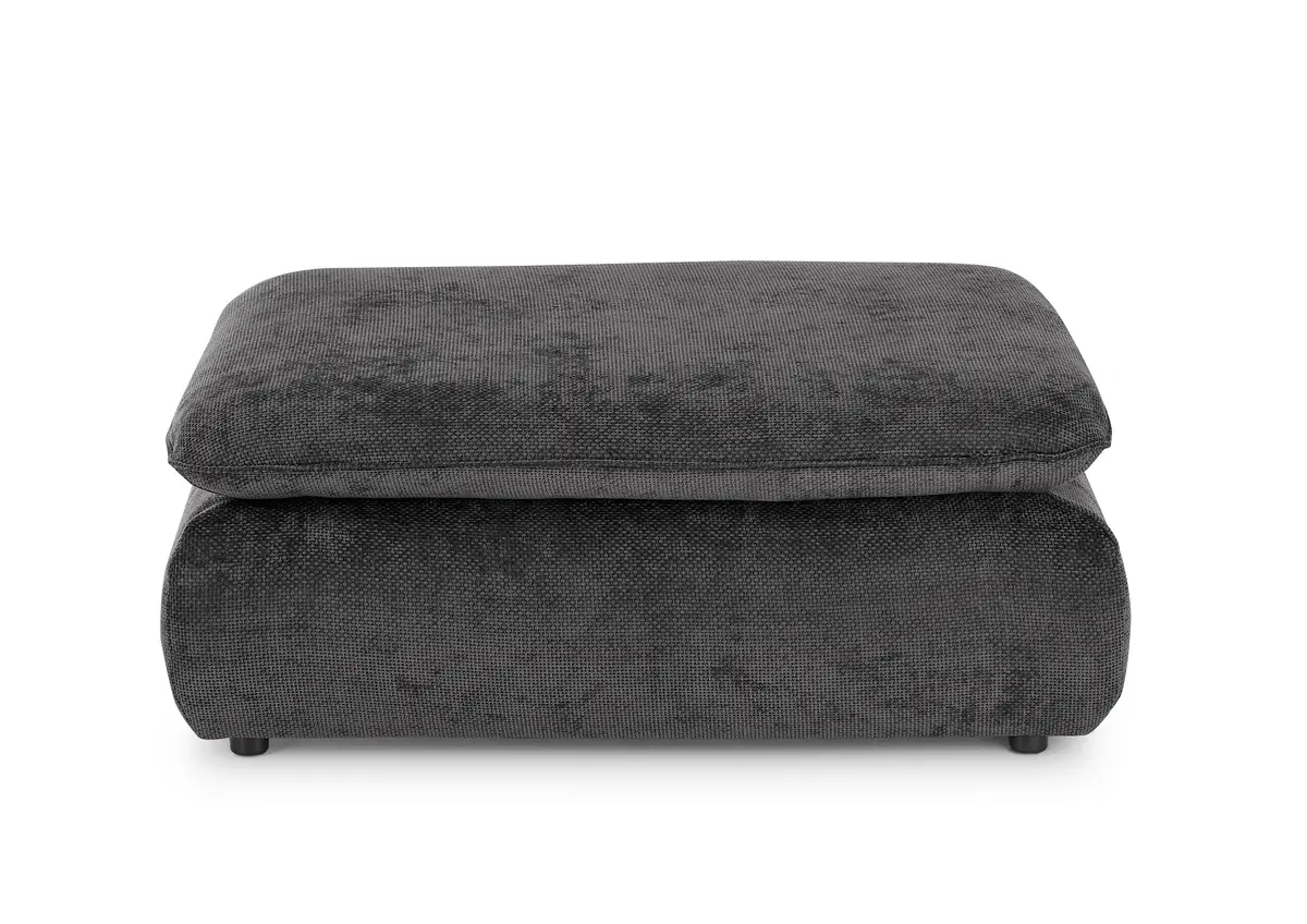 Hocker - Stoff, Schwarz