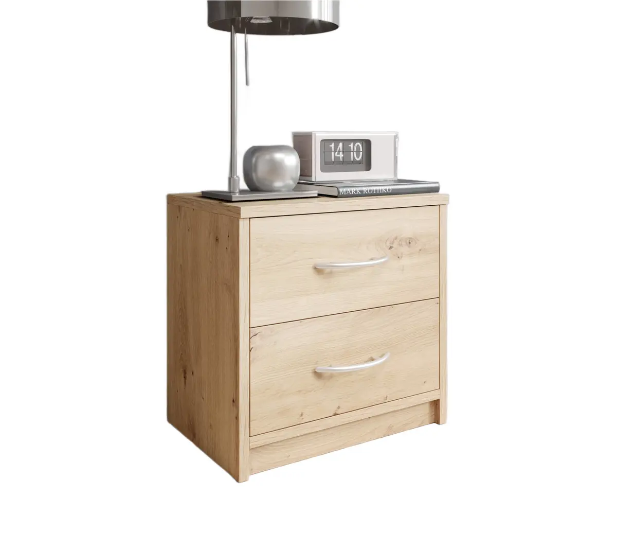 Nachtkommode - Eiche Dekor