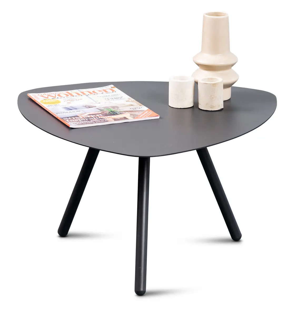 Beistelltisch - LB ca. 60x60 cm, Anthrazit