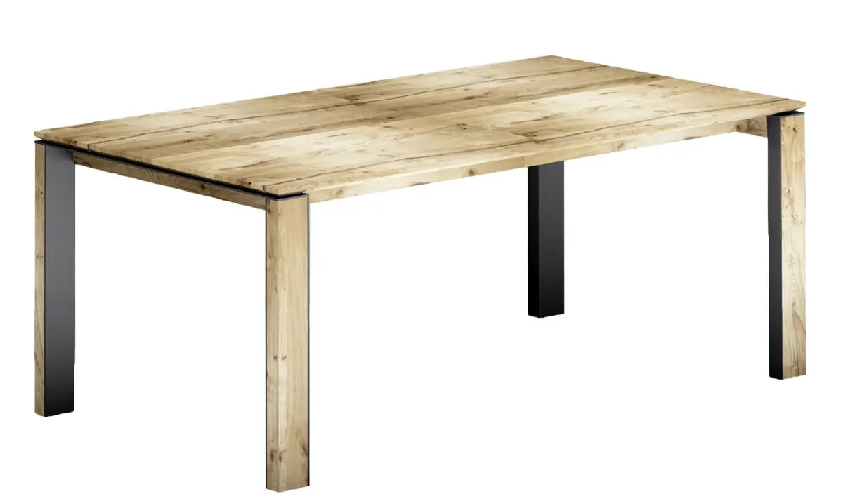 Esstisch - ausziehbar, Wildeiche hell