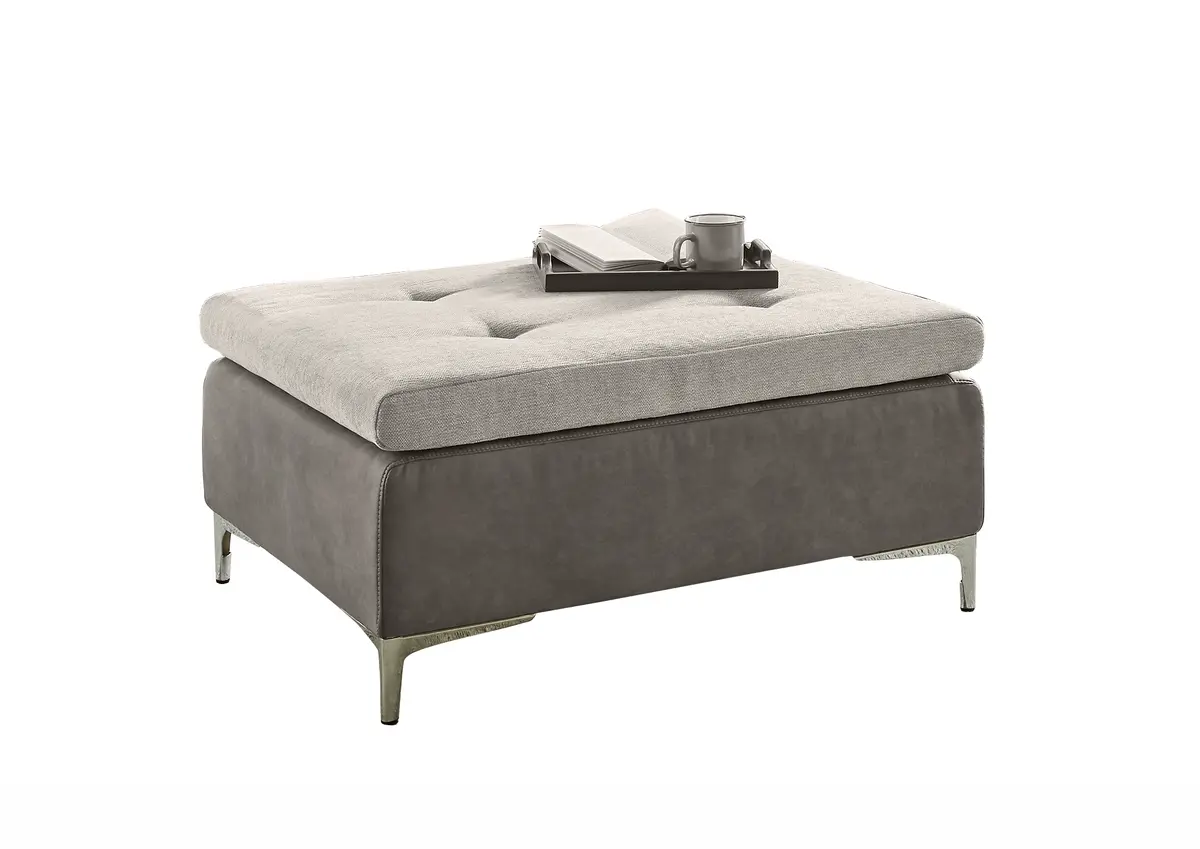 Hocker - Stoff, Dunkelgrau