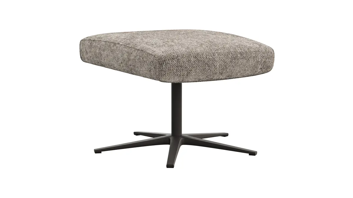 Hocker Noto Relax II - Stoff, Graubraun