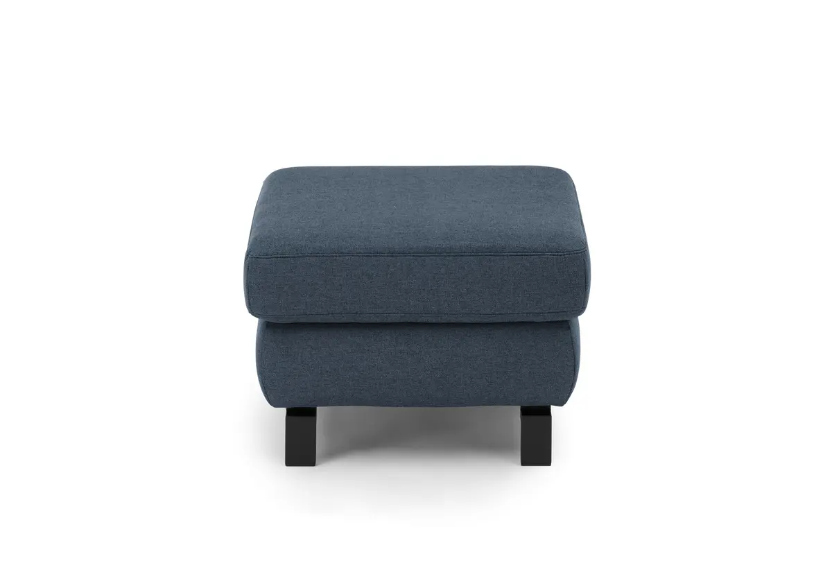 Hocker CALM PLUS 2.0 - BL ca. 66x66 cm, Stoff, Dunkelblau