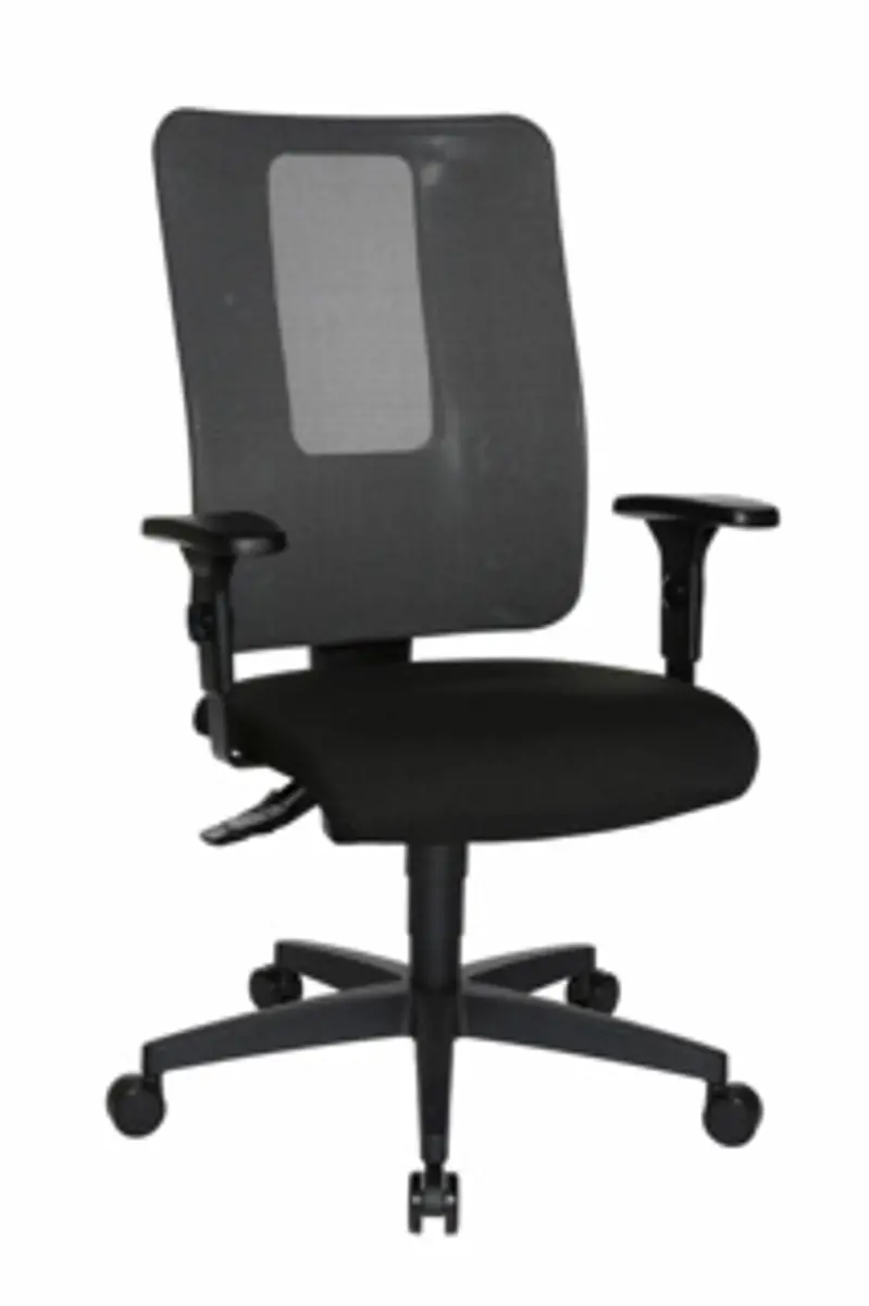 Bürodrehstuhl Ergo Work 250 - Stoff, Schwarz